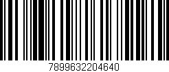 Código de barras (EAN, GTIN, SKU, ISBN): '7899632204640'
