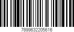 Código de barras (EAN, GTIN, SKU, ISBN): '7899632205616'