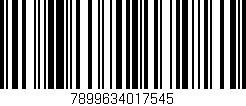 Código de barras (EAN, GTIN, SKU, ISBN): '7899634017545'