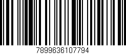 Código de barras (EAN, GTIN, SKU, ISBN): '7899636107794'
