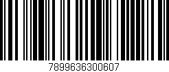 Código de barras (EAN, GTIN, SKU, ISBN): '7899636300607'