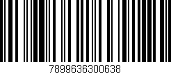 Código de barras (EAN, GTIN, SKU, ISBN): '7899636300638'