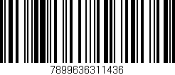 Código de barras (EAN, GTIN, SKU, ISBN): '7899636311436'