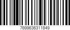Código de barras (EAN, GTIN, SKU, ISBN): '7899636311849'