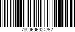Código de barras (EAN, GTIN, SKU, ISBN): '7899636324757'