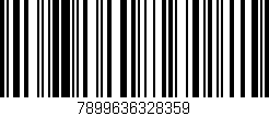 Código de barras (EAN, GTIN, SKU, ISBN): '7899636328359'