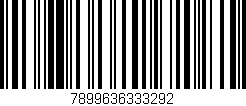 Código de barras (EAN, GTIN, SKU, ISBN): '7899636333292'