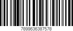 Código de barras (EAN, GTIN, SKU, ISBN): '7899636387578'