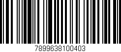 Código de barras (EAN, GTIN, SKU, ISBN): '7899638100403'