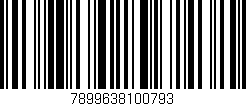 Código de barras (EAN, GTIN, SKU, ISBN): '7899638100793'