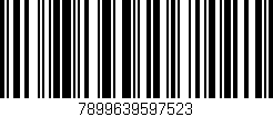 Código de barras (EAN, GTIN, SKU, ISBN): '7899639597523'