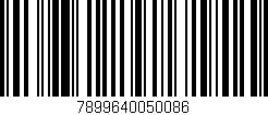 Código de barras (EAN, GTIN, SKU, ISBN): '7899640050086'