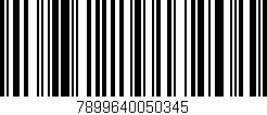 Código de barras (EAN, GTIN, SKU, ISBN): '7899640050345'