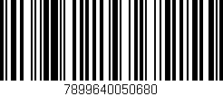 Código de barras (EAN, GTIN, SKU, ISBN): '7899640050680'