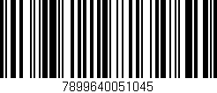 Código de barras (EAN, GTIN, SKU, ISBN): '7899640051045'