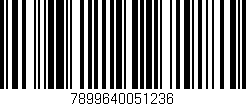 Código de barras (EAN, GTIN, SKU, ISBN): '7899640051236'