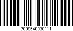 Código de barras (EAN, GTIN, SKU, ISBN): '7899640068111'