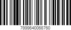 Código de barras (EAN, GTIN, SKU, ISBN): '7899640068760'