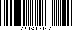 Código de barras (EAN, GTIN, SKU, ISBN): '7899640068777'