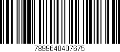 Código de barras (EAN, GTIN, SKU, ISBN): '7899640407675'