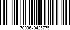 Código de barras (EAN, GTIN, SKU, ISBN): '7899640426775'