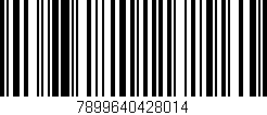 Código de barras (EAN, GTIN, SKU, ISBN): '7899640428014'
