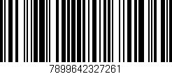 Código de barras (EAN, GTIN, SKU, ISBN): '7899642327261'