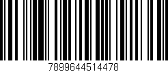 Código de barras (EAN, GTIN, SKU, ISBN): '7899644514478'