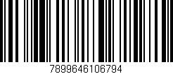 Código de barras (EAN, GTIN, SKU, ISBN): '7899646106794'