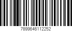 Código de barras (EAN, GTIN, SKU, ISBN): '7899646112252'