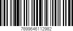 Código de barras (EAN, GTIN, SKU, ISBN): '7899646112982'