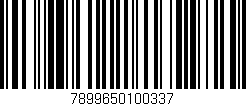 Código de barras (EAN, GTIN, SKU, ISBN): '7899650100337'