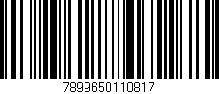 Código de barras (EAN, GTIN, SKU, ISBN): '7899650110817'