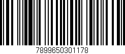 Código de barras (EAN, GTIN, SKU, ISBN): '7899650301178'