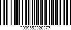 Código de barras (EAN, GTIN, SKU, ISBN): '7899652920377'