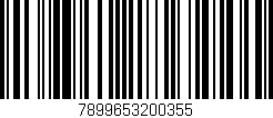 Código de barras (EAN, GTIN, SKU, ISBN): '7899653200355'