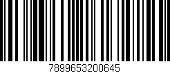 Código de barras (EAN, GTIN, SKU, ISBN): '7899653200645'