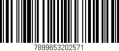 Código de barras (EAN, GTIN, SKU, ISBN): '7899653202571'