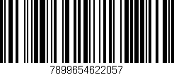 Código de barras (EAN, GTIN, SKU, ISBN): '7899654622057'