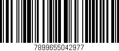 Código de barras (EAN, GTIN, SKU, ISBN): '7899655042977'