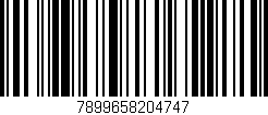 Código de barras (EAN, GTIN, SKU, ISBN): '7899658204747'