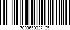 Código de barras (EAN, GTIN, SKU, ISBN): '7899658327125'