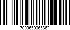 Código de barras (EAN, GTIN, SKU, ISBN): '7899658366667'