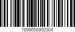 Código de barras (EAN, GTIN, SKU, ISBN): '7899658900304'