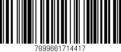 Código de barras (EAN, GTIN, SKU, ISBN): '7899661714417'