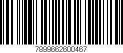 Código de barras (EAN, GTIN, SKU, ISBN): '7899662600467'