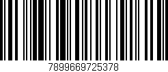Código de barras (EAN, GTIN, SKU, ISBN): '7899669725378'