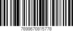 Código de barras (EAN, GTIN, SKU, ISBN): '7899670815778'