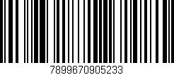 Código de barras (EAN, GTIN, SKU, ISBN): '7899670905233'