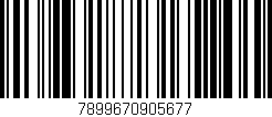 Código de barras (EAN, GTIN, SKU, ISBN): '7899670905677'